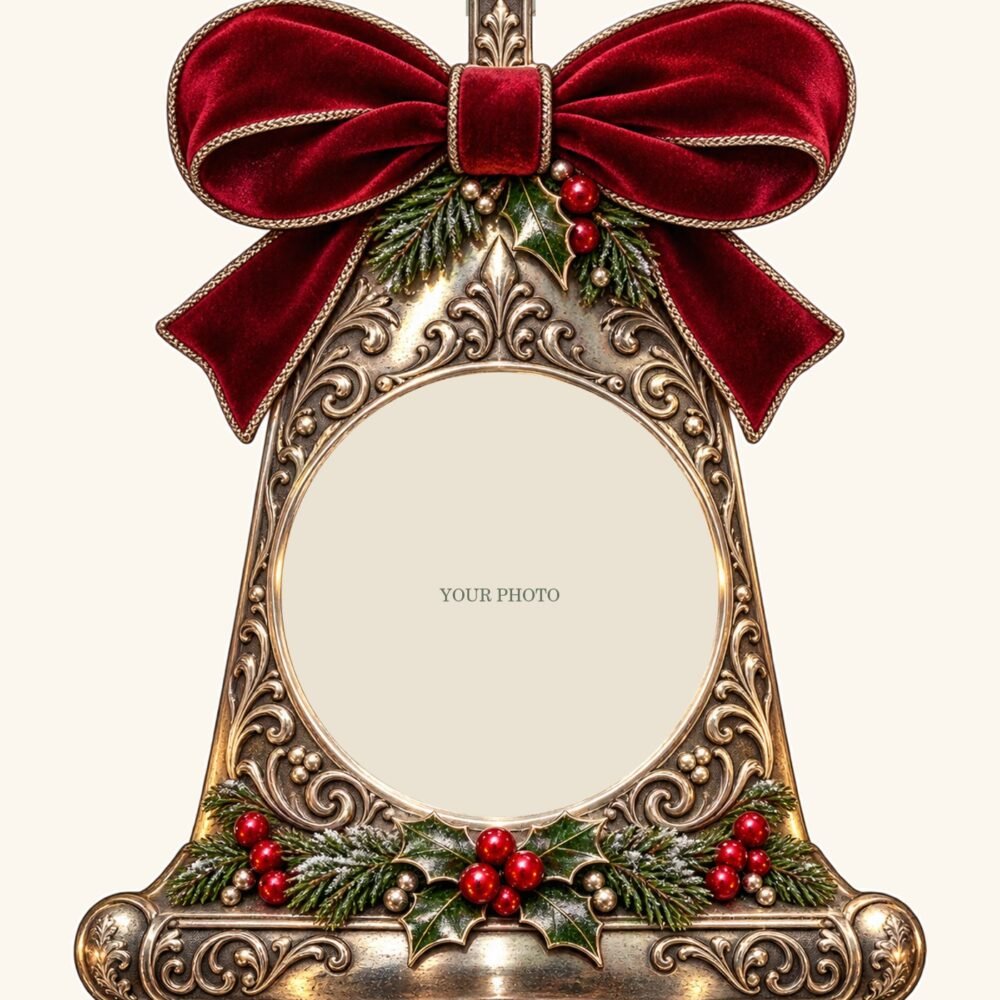 Every Time a Bell Rings — Personalized Photo Ornament design preview with a placeholder for your photo